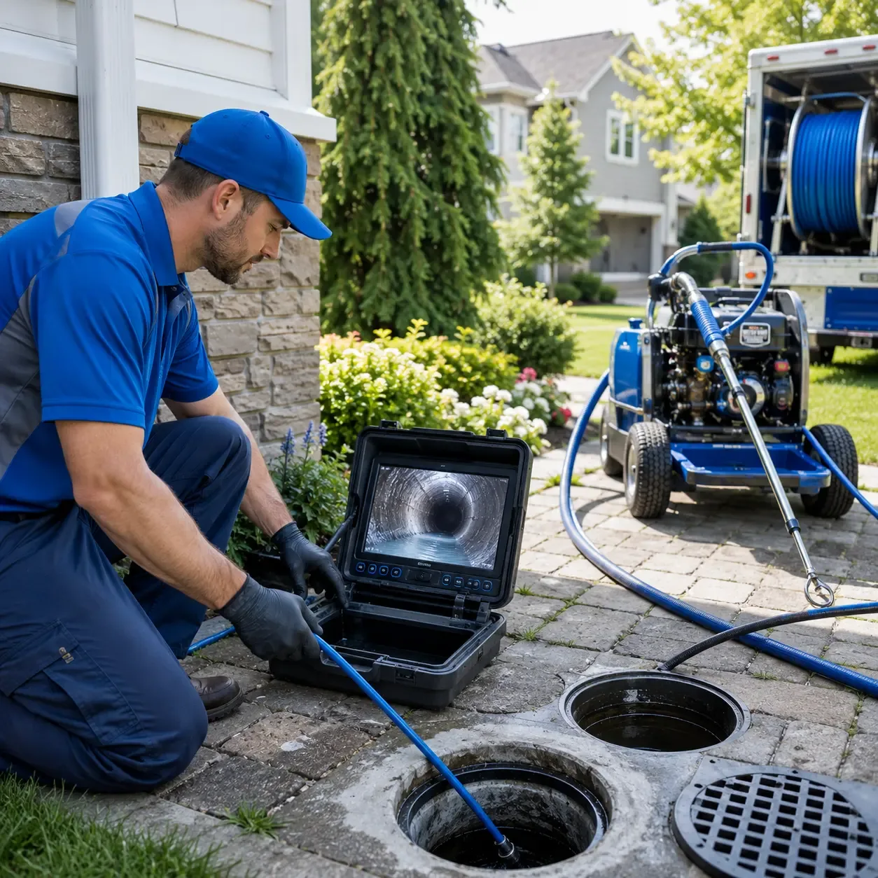 Outdoor drain cleaning professionals serving Cantonment, FL